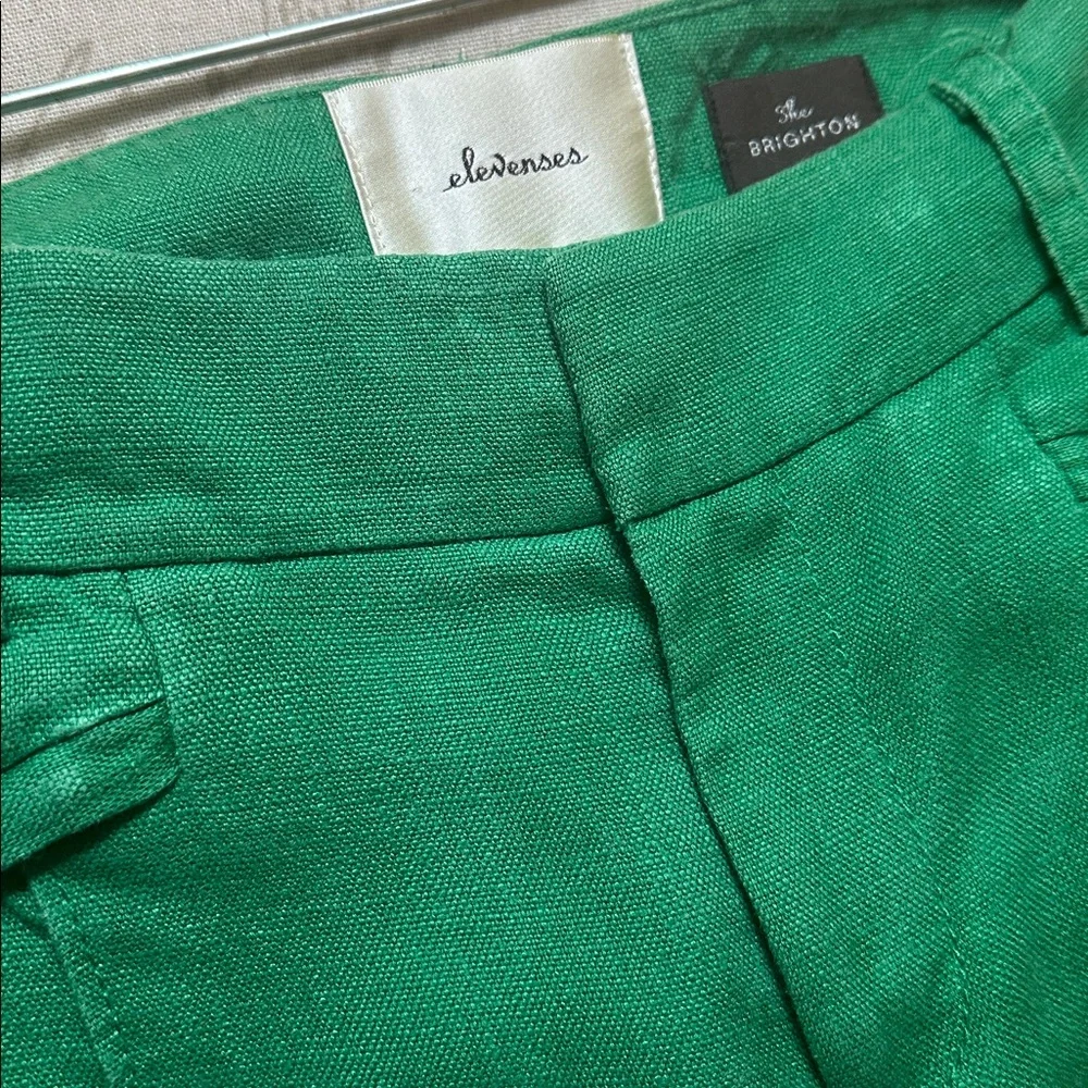 🍀Anthropologie Elevenses The Brighton Linen pants - Picture 6 of 6